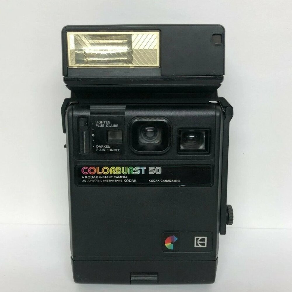 Vintage Camera Polaroid Kodak Color burst 50 Instant Film - Not Tested - ASIS